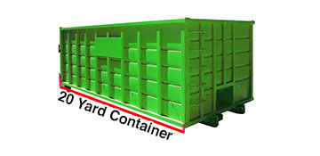 Escambia County 20 Yard Dumpster Rental