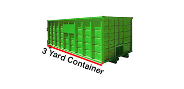 3 Yard Dumpster Rental Clay County, AL