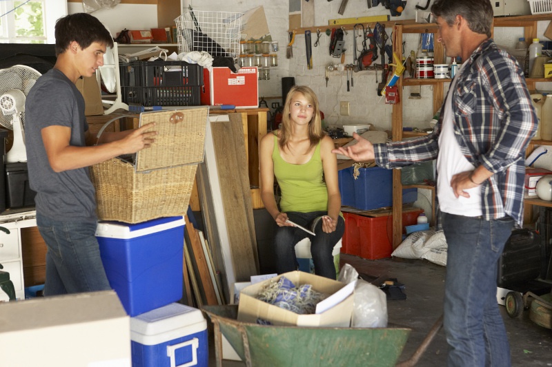 garage cleanout in Bastrop County