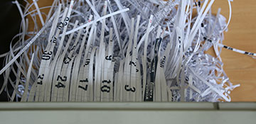One Time off Site Paper Shredding Napa County, CA