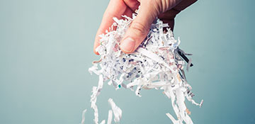 Terms Of Service Regularly Scheduled off Site Paper Shredding