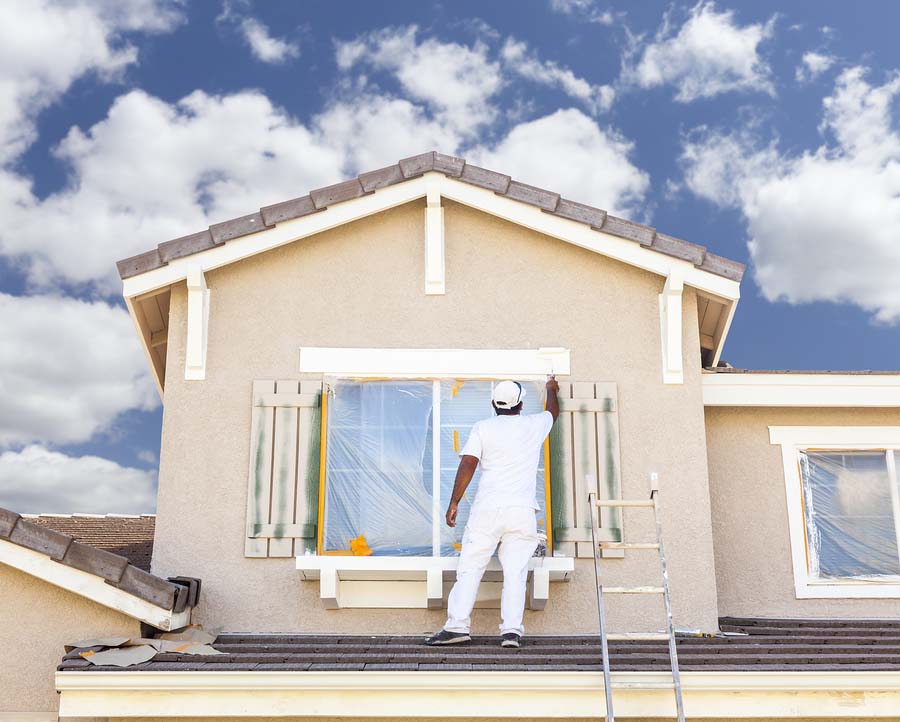 painting exterior of home